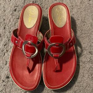 Cole Hana women’s red summer shoes size 9